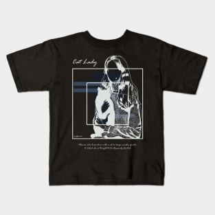 Cat Lady version 7 Kids T-Shirt